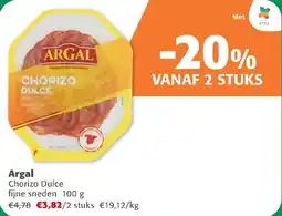 Comarkt Argal Chorizo Dulce aanbieding