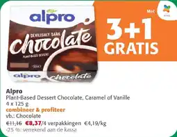 Comarkt Alpro Plant-Based Dessert Chocolate, Caramel of Vanille aanbieding