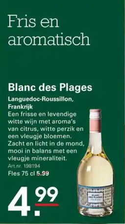 Sligro Blanc des Plages aanbieding
