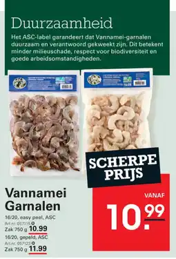 Sligro Vannamei Garnalen aanbieding
