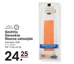 Sligro SmitVis Gerookte Noorse zalmzijde aanbieding