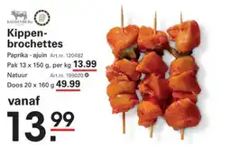 Sligro Kippen brochettes aanbieding