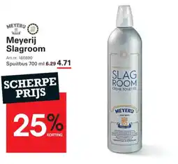 Sligro Meyerij Slagroom aanbieding