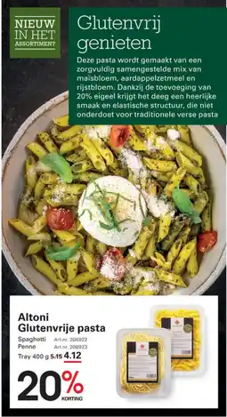 Sligro Altoni Glutenvrije pasta aanbieding