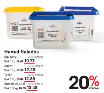 Sligro Hamal Salades aanbieding