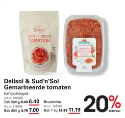 Sligro Delisol & Sud'n'Sol Gemarineerde tomaten aanbieding