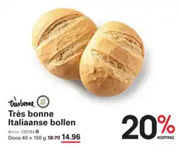 Sligro Très bonne Italiaanse bollen aanbieding