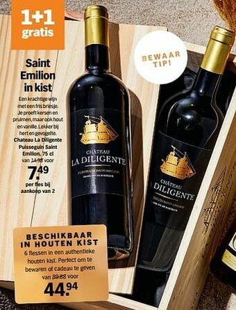 Albert Heijn Chateau la diligente puisseguin saint emilion aanbieding
