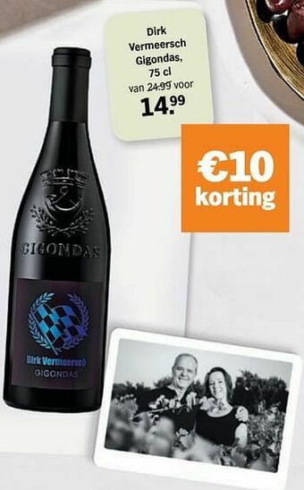 Albert Heijn Dirk vermeersch gigondas aanbieding