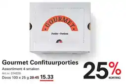 Sligro Gourmet Confituurporties aanbieding