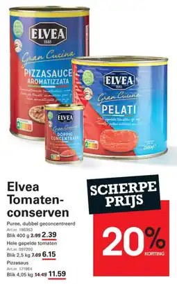 Sligro Elvea Tomaten conserven aanbieding