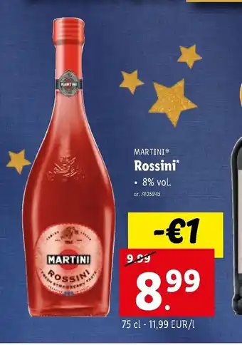 Lidl Martini Rossini 75 cl aanbieding