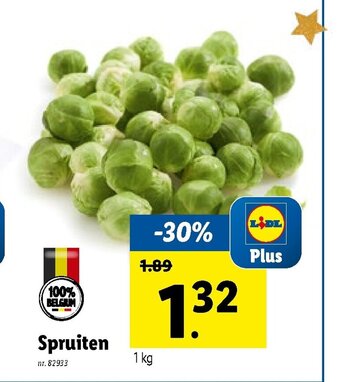 Lidl Spruiten 1kg aanbieding