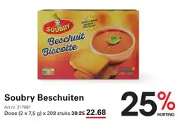 Sligro Soubry Beschuiten aanbieding