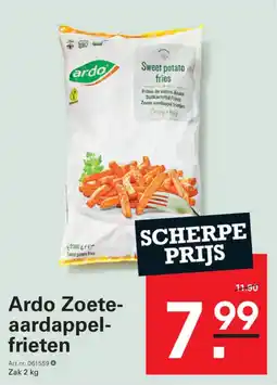 Sligro Ardo Zoete aardappel frieten aanbieding