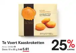 Sligro Te Voert Kaaskroketten aanbieding