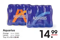 Sligro Aquarius aanbieding
