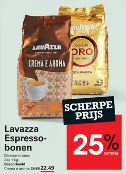 Sligro Lavazza Espresso bonen aanbieding
