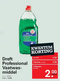 Sligro Dreft Professional Vaatwas middel aanbieding