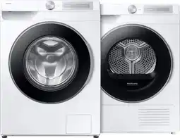 Coolblue Samsung WW90DG6U25LH AI Wash + Samsung DV90DG6845LHU3 AI Dry+ aanbieding