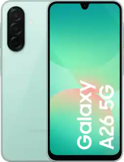 Coolblue Samsung Galaxy A26 128 Go Vert 5G aanbieding