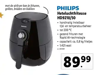 Lidl Philips Heteluchtfriteuse aanbieding