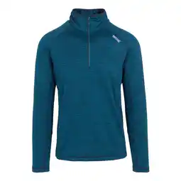 Decathlon Heren Yonder II Half Zip Fleece Top (Marokkaans blauw) aanbieding
