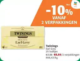 Comarkt Twinings Earl Grey aanbieding