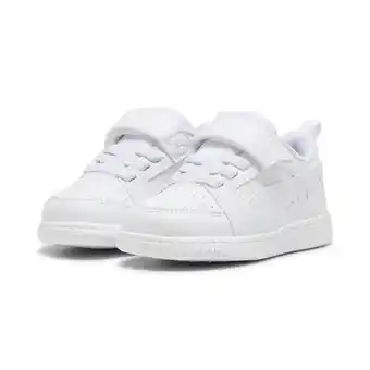 Decathlon PUMA Rebound v6 Lo sneakers voor peuters PUMA White Cool Light Gray aanbieding