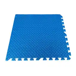 Decathlon Puzzelmat Speelvloer/Fitness/Baby Gym | 1.2 cm | Blauw aanbieding