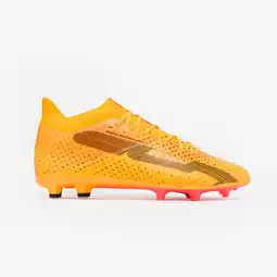 Decathlon Voetbalschoenen voor volwassenen CLR.Elite Fire Storm FG oranje aanbieding