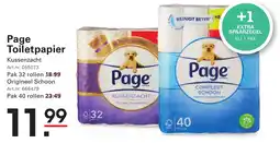 Sligro Page Toiletpapier aanbieding