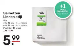 Sligro Servetten Linnen stijl aanbieding