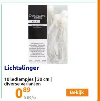 Action Lichtslinger 30 cm aanbieding