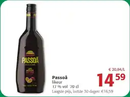 Comarkt Passoã likeur 17% vol aanbieding