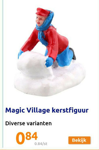 Action Magic Village kerstfiguur aanbieding