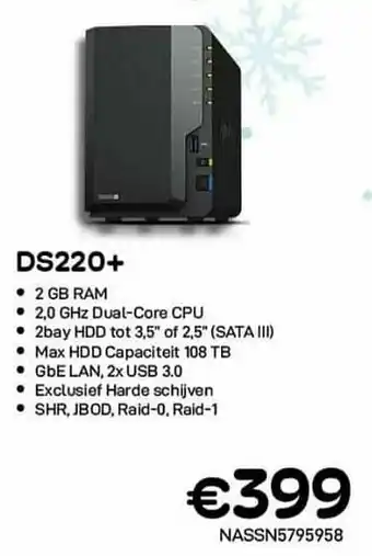 Syno logy ds220+