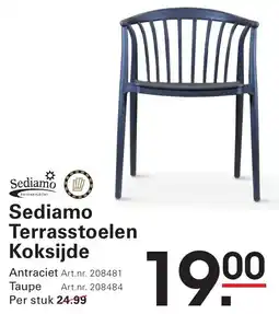 Sligro Sediamo Terrasstoelen Koksijde aanbieding