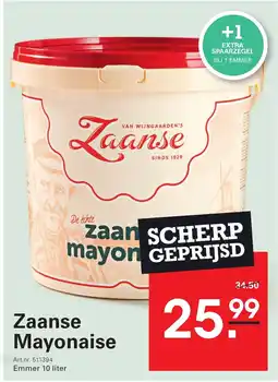Sligro Zaanse Mayonaise aanbieding