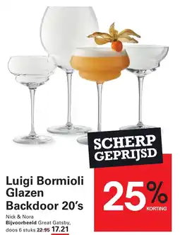 Sligro Luigi Bormioli Glazen Backdoor aanbieding
