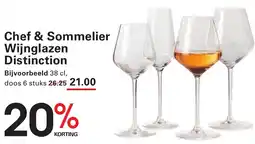Sligro Chef & Sommelier Wijnglazen Distinction aanbieding