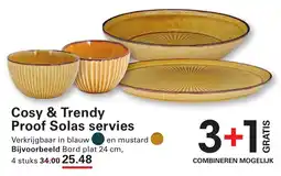Sligro Cosy & Trendy Proof Solas servies aanbieding