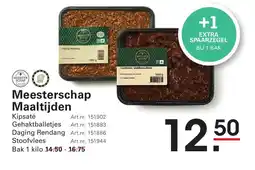 Sligro Meesterschap Maaltijden aanbieding