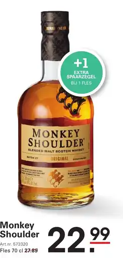 Sligro Monkey Shoulder aanbieding