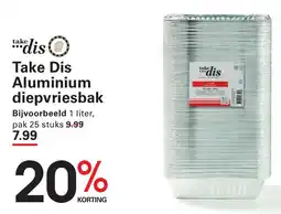 Sligro Take Dis Aluminium diepvriesbak aanbieding