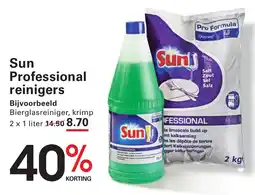 Sligro Sun Professional reinigers aanbieding