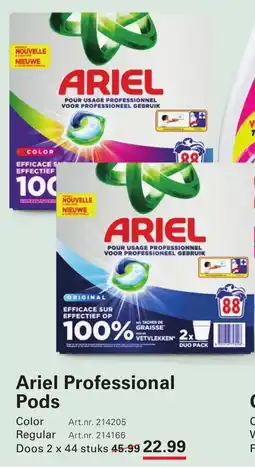 Sligro Ariel Professional Pods aanbieding