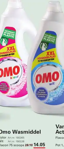Sligro Omo Wasmiddel aanbieding