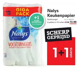 Sligro Nalys Keukenpapier aanbieding