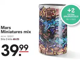 Sligro Mars Miniatures mix aanbieding